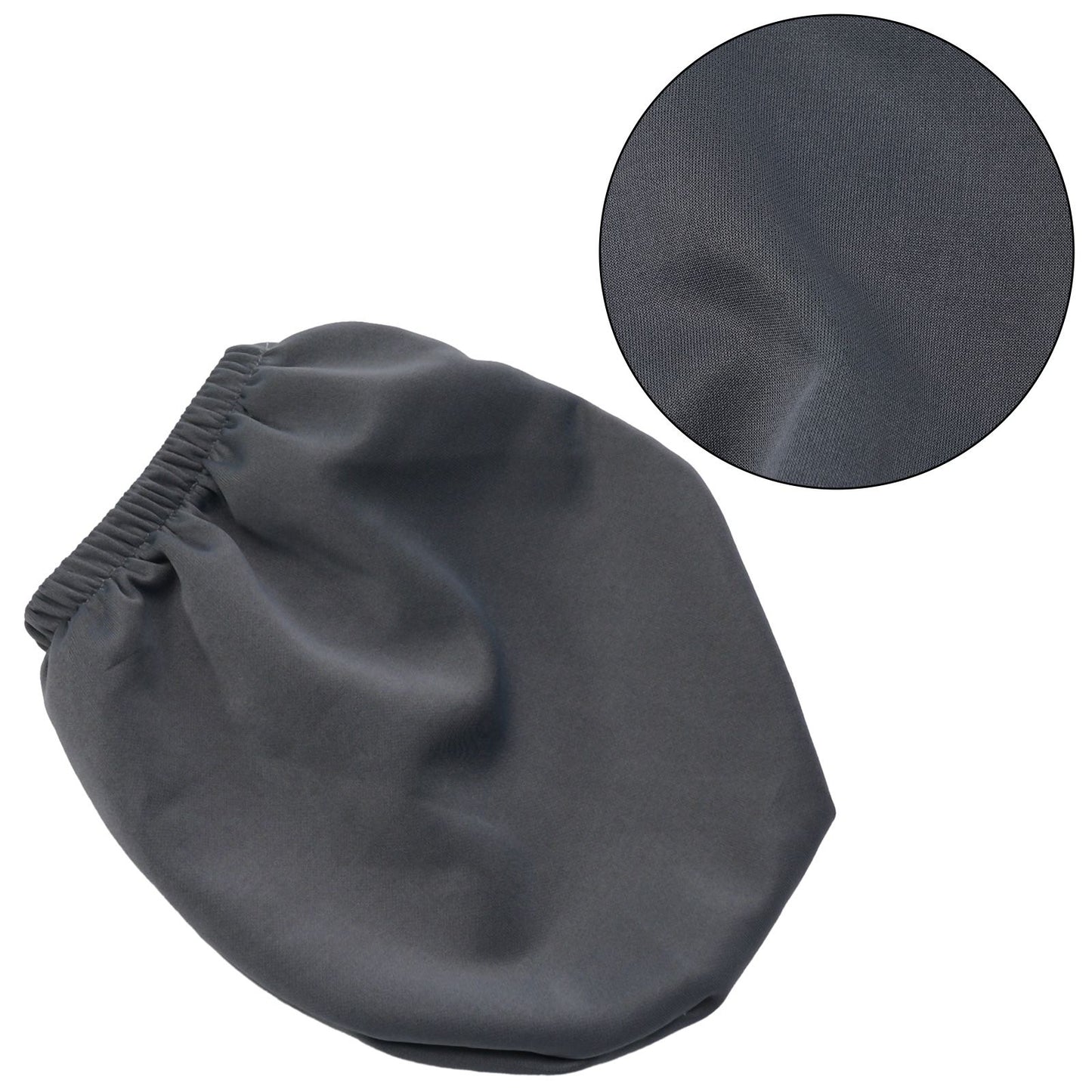 1Pcs Black Premium Cloth Headrest Cover For Car, Truck, SUV, Auto Universal Fit Interior Decorative Parts