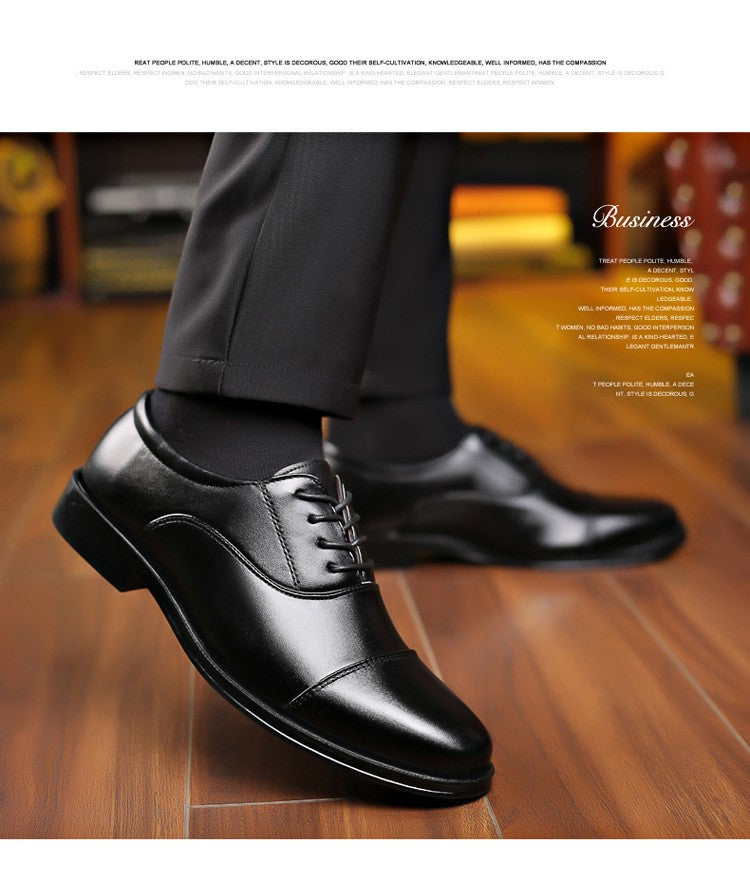 Mens Formal Leather Shoes Slip on Dress Wedding Casual Flats Luxury Walking Oxfords Office Work Zapatos Para Hombre Plus Size