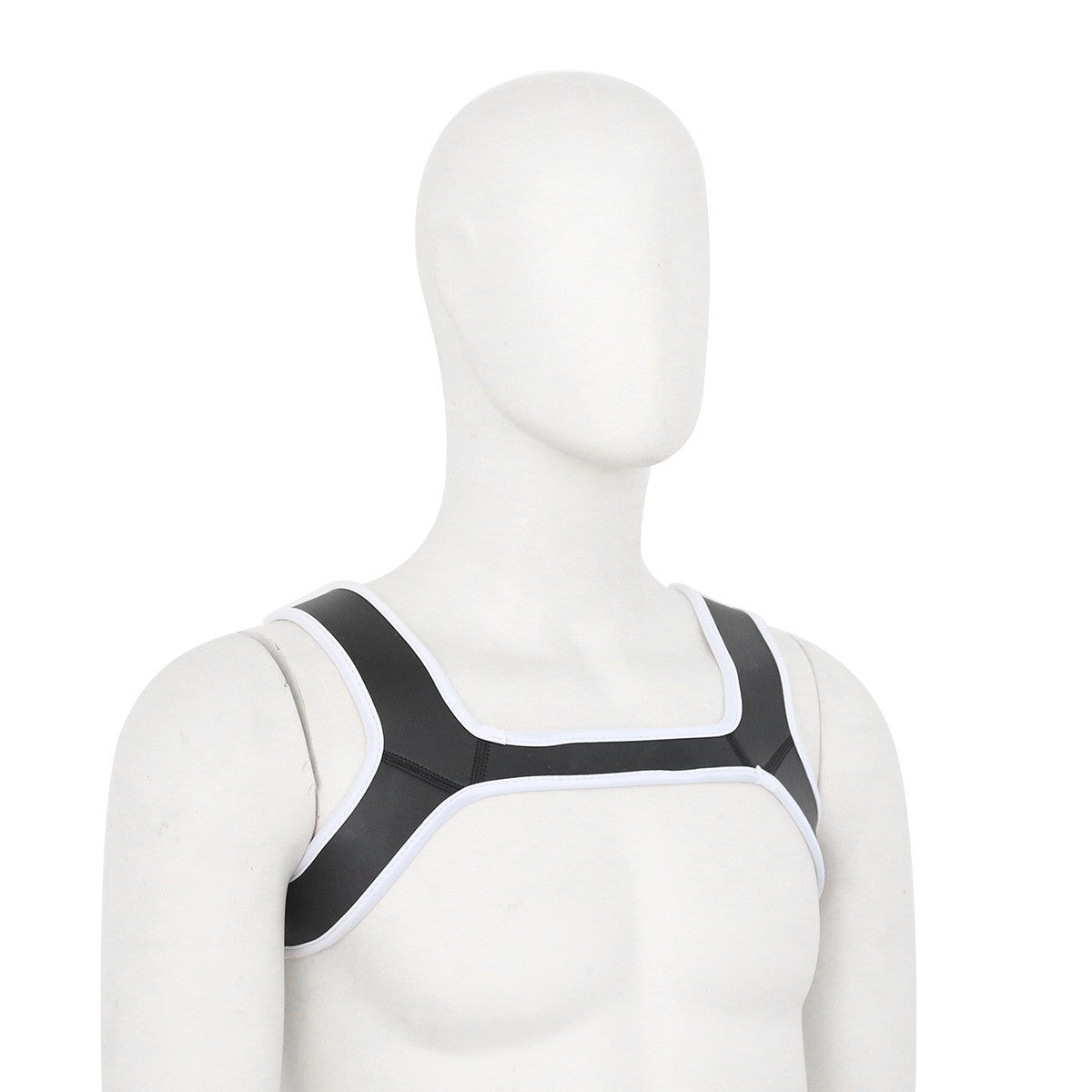 Sexy Men Chest Harness Neoprene Double Shoulder Straps for Carnival Party Caostume Accessories Strap Punk Men Chest Harness Belt