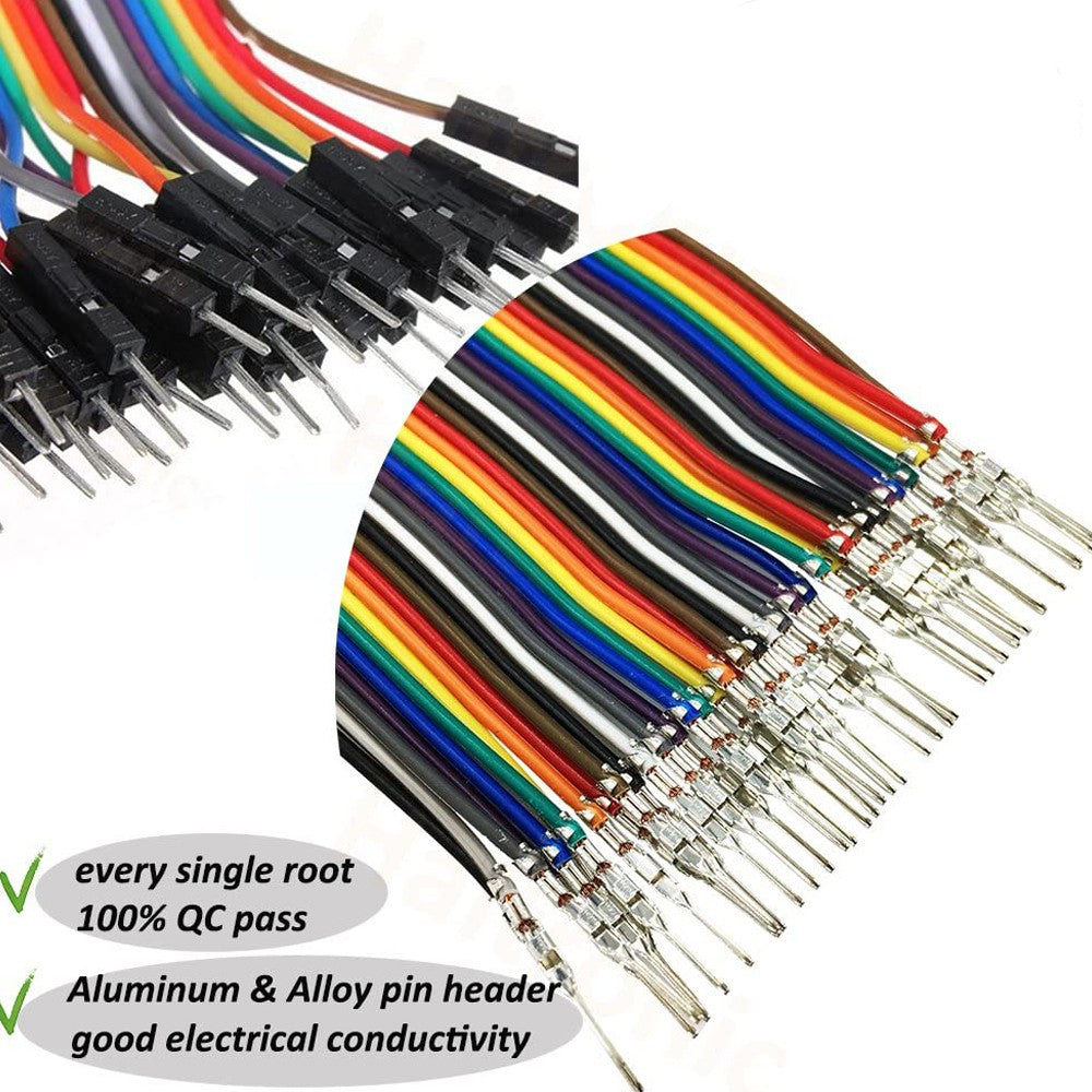 40PIN Jumper Dupont Wire  10CM 20CM 30CM 40CM Dupont Line Male To Male Female To Male Female To Female Cable for Arduino DIY KIT