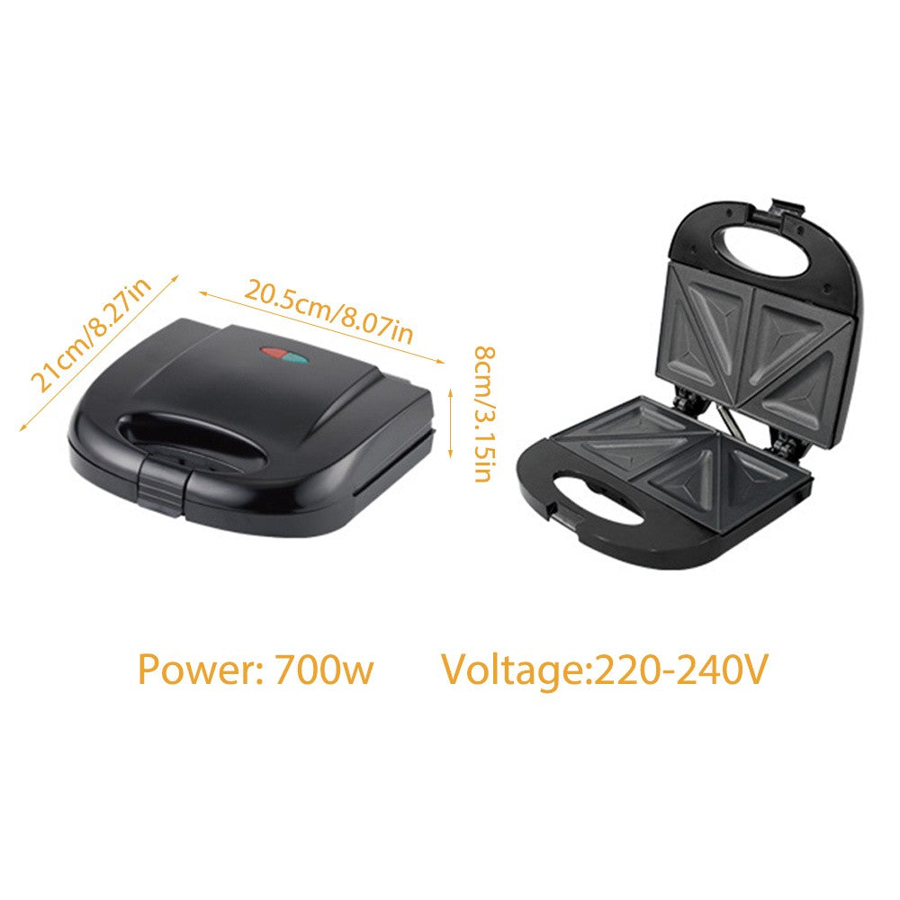 Máquina de Waffle Elétrica Profissional Utensílios de Cozinha Multifuncional Café da Manhã Máquina de Waffles Panela Antiaderente de Ferro