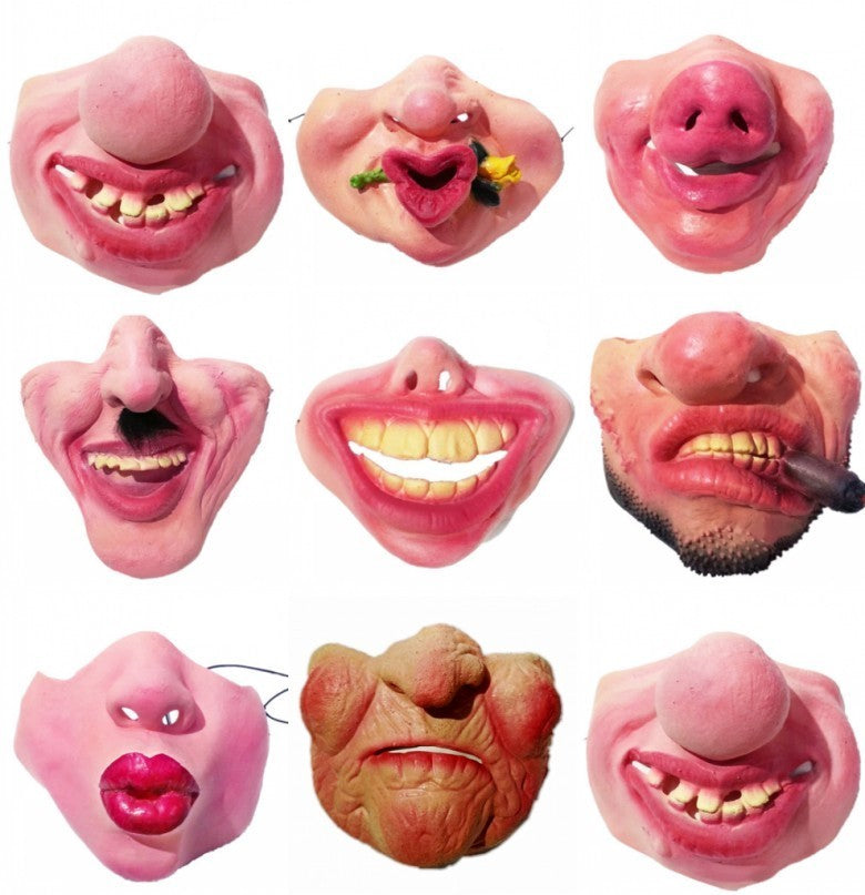 Halloween Men's Half Face Skull Mask Halloween Mask Party Cosplay Costume Halloween Party Horror Mask
