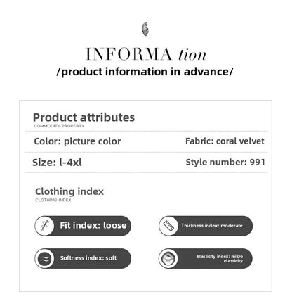 Men's Thickened Coral Fleece Pajama Pants Home Leisure Velvet Plush Winter Warm Large Size Sleepwear Comfortable Soft Fabric