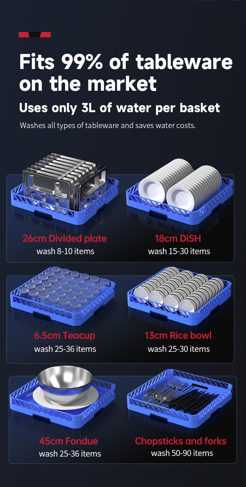 Automatic Stainless Steel Commercial Dishwasher Restaurant Hotel Dish Washing Machines for Washing Dishes