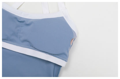 Women's Clothes 2 Pieces Workout Tracksuit Yoga Set Sportswear Gym Clothing High Waist Bell-bottoms Sexy Fitness Bta Sports Suit