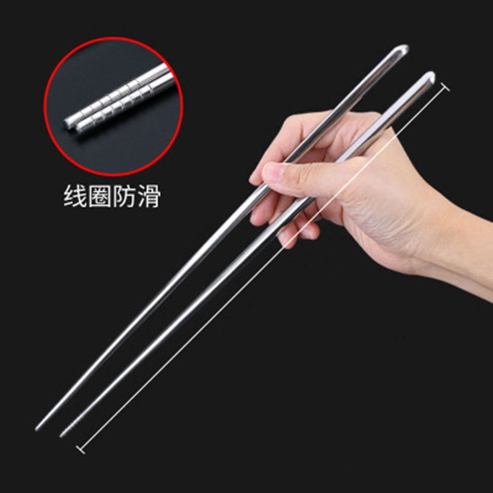 Varetas de Culinária Longas para Cozinha, Hashi de Metal, Utensílios de Cozinha, Hashi Doméstico, Prático