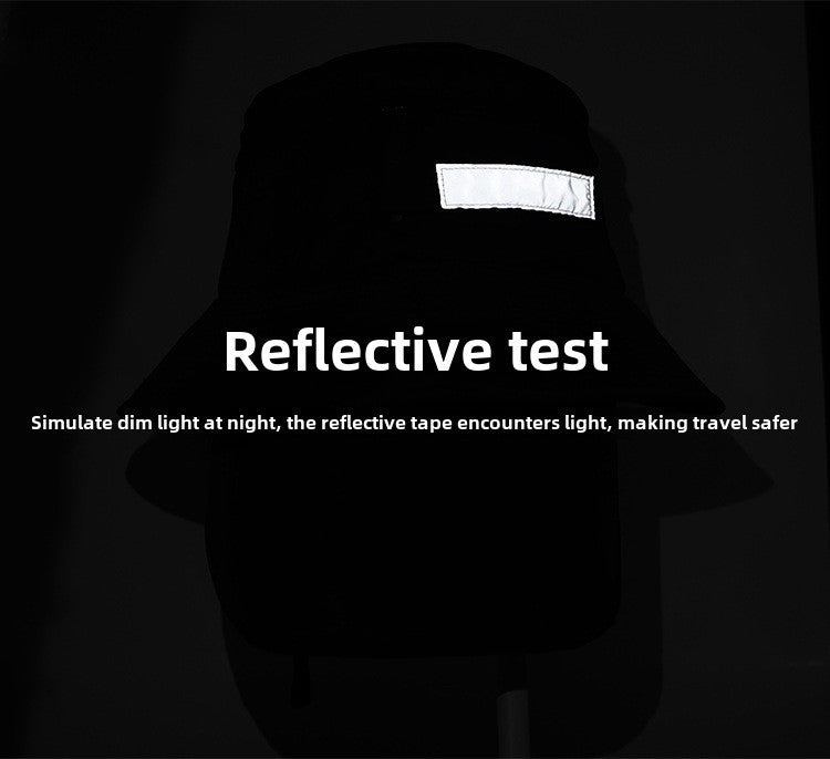 UPF50+ Men Surfing Hat Wide-brimmed Surf Cap Men Hat Breathable Brim Sunshade Quick-drying Beach Cool Cap Windproof Bucket Hat