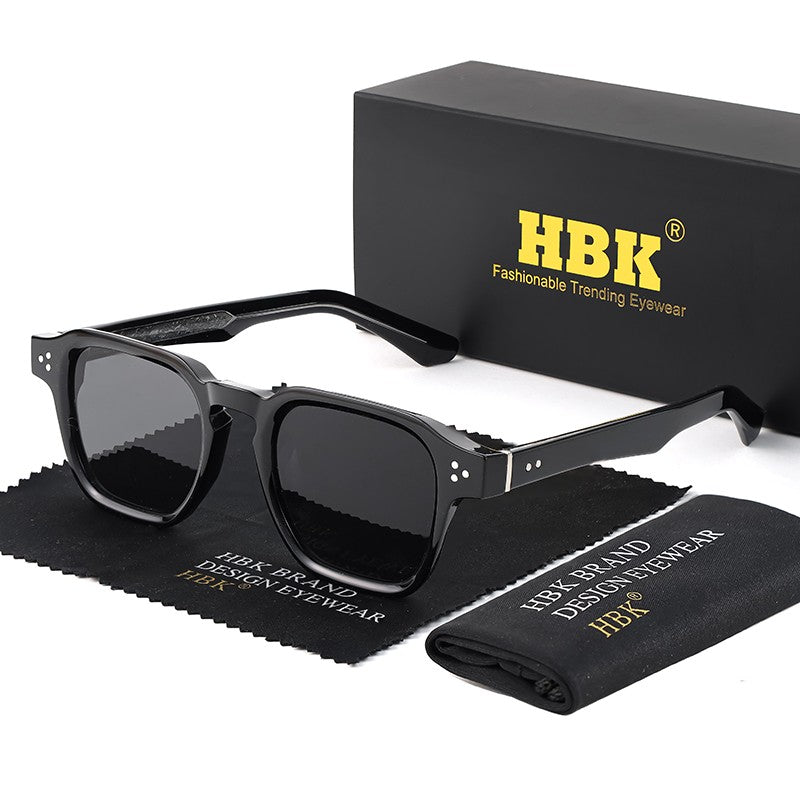 Óculos de Sol Punk HBK Fashion para homens Óculos de Sol Quadrados Clássicos Esportes ao Ar Livre Festa Férias Viagem Condução Pesca Óculos