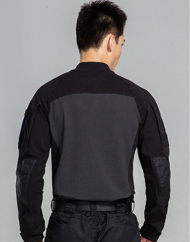 Men Outdoor New Tactical Camo Frog Shirts Wear Resistant Scratchproof Breathable T-shirt Climbing Combat Hunting Men Shirt