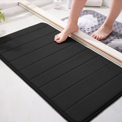 Super Absorbent Bathroom Floor Mat Anti Slip Bathroom Mat Soft Bath Mat Door Mat Floor Mat Bedroom Carpet Kitchen Carpet