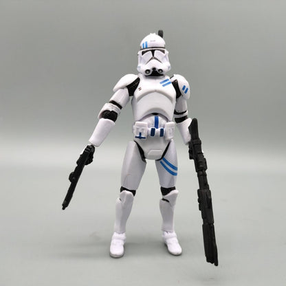 Lote de 3 Bonecos Soltos Star Wars Elite Force 501st 442nd Shadow Utapau Gree Shock Battalion Trooper 3.75" Coleção