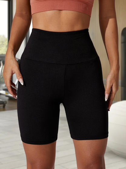 Women's High Waisted Biker Shorts Super Soft Tummy Control No See Through Workout Yoga Running Athletic Push Up Gym Fitness