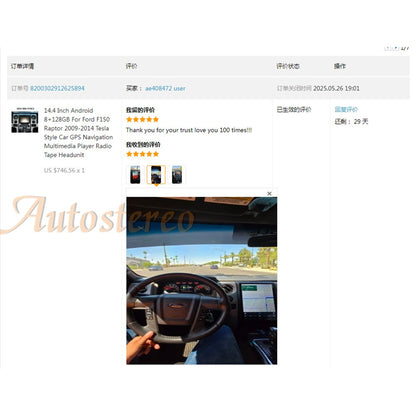 14,4 polegadas Android 13 128GB Para Ford F150 Raptor 2009-2014 Tesla Style Car GPS Navigation Multimedia Player Rádio Leitor de Fita Multimídia