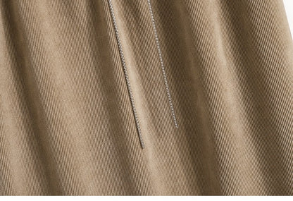 Women's New Style High-Waist Plus Size Skirts Elastic Waist Solid Wrap Buttocks Autumn Winter 2025 Versatile Straight Leg Skirt