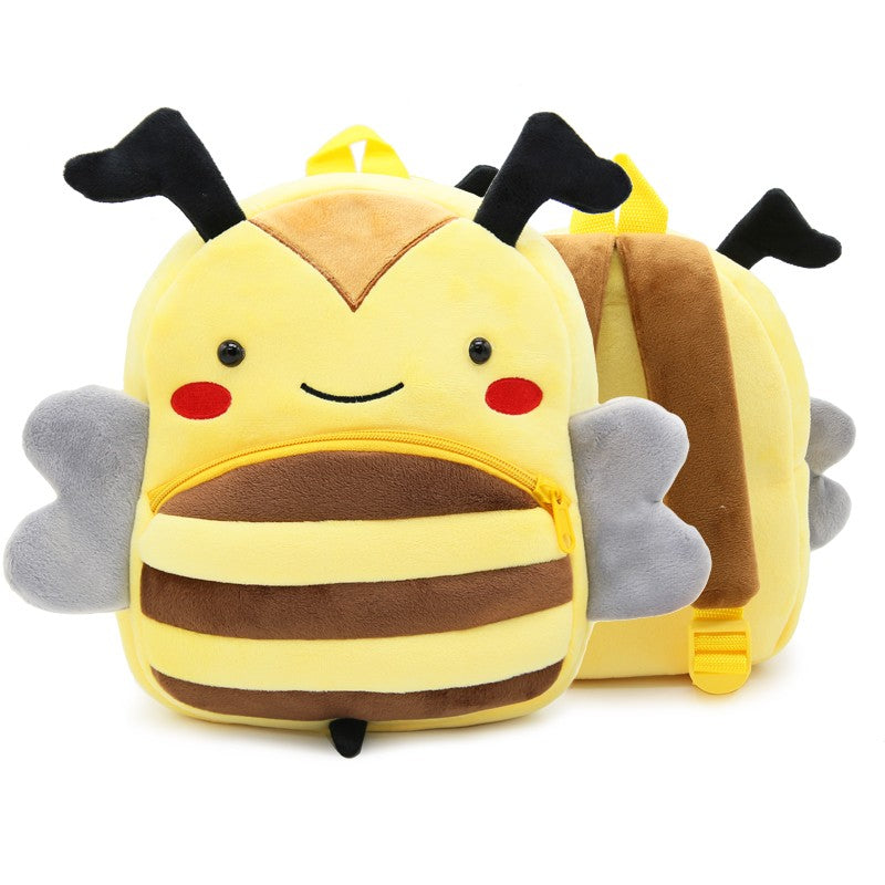 Mochila de pelúcia fofa de desenho animado, mochila de animal, mochila escolar para meninos e meninas, bolsa de lazer para passeio