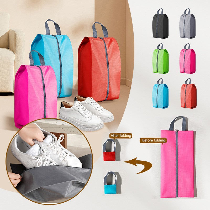 Dustproof Shoes Storage Bags Travel Portable Shoes Bag with Sturdy Zipper Pouch Case Waterproof Pocket Shoes Organizer