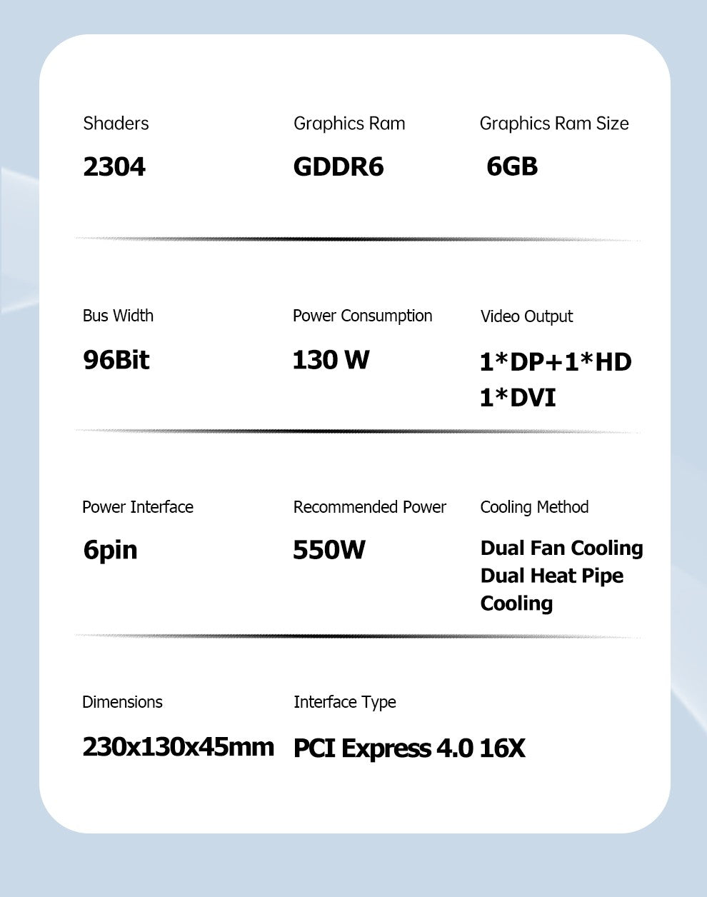 SOYO Graphics Cards RTX 3050 6G GDDR6 GPU NVIDIA PC Computer components PCI Express X16 4.0 Gaming Video Card RTX3050 New
