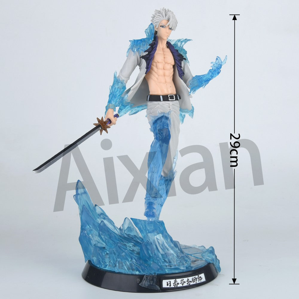 29cm BLEACH Anime Figure Hitsugaya Toushirou PVC Action Figure Boneco de Modelo Colecionável Brinquedo