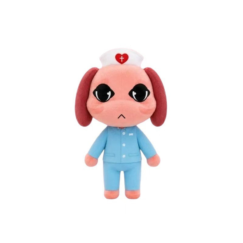 Animal Hospital Cotton Figures Anime Gifts Horror Game Animal Hospital Anomaly Horror Bunny Figurine Halloween Party Favors Gift