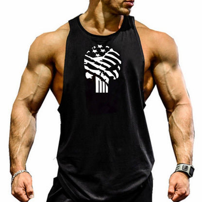 Gym T-shirts Suspenders Man Stringer Fitness Shirt Bodybuilding Shirt Men Top for Fitness Vests Men's Vest Sleeveless Sweatshirt