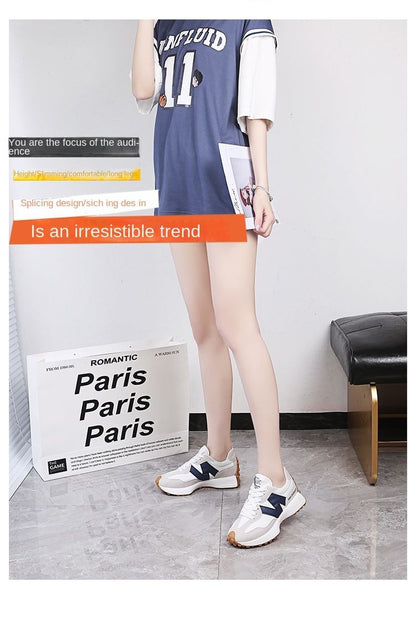 Tênis Feminino Casual Moda Respirável Caminhada Chato Tênis Feminino 2025 Academia Vulcanizado Branco Calçado Feminino