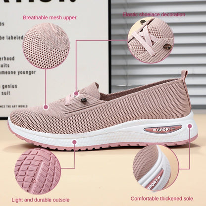 ?Women's Shoes 2025 Casual Sneakers Breathable Mesh Chunky Sole Affordable Free Shipping?