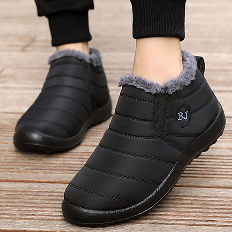 Men Boots 2025 Winter Shoes For Men Waterproof Snow Boots Winter Botas Hombre Warm Fur Ankle Boots Mens Botines