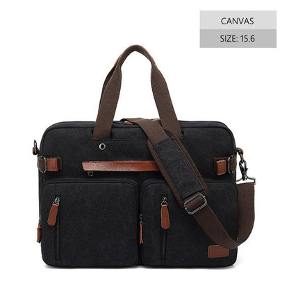 Nova Mochila Conversível Multifuncional 2025 Mochila para Notebook de 15,6/17,3 Polegadas Mochila de Viagem de Negócios Mochila Escolar de Nylon Impermeável