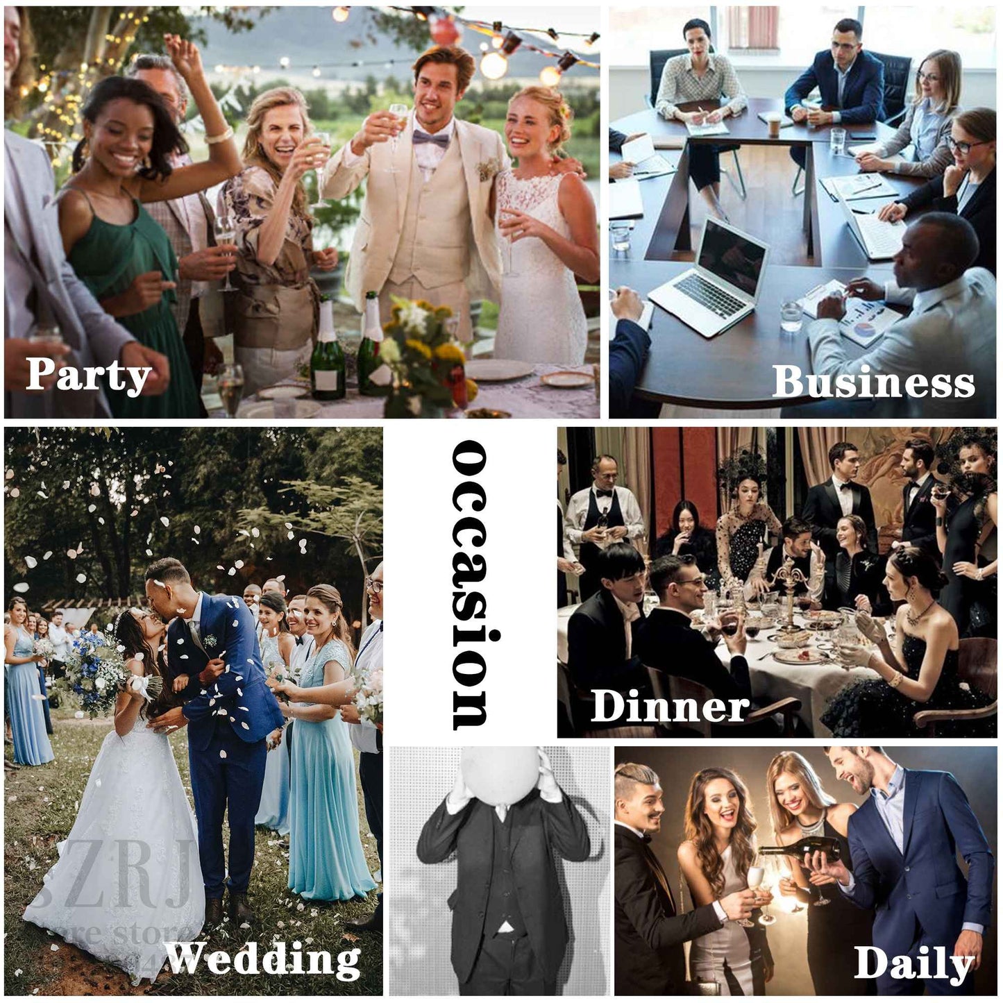 4pcs Classic Business Suit: Blazer, Vest, Pants, Pocket Square - Quality, Comfort, Stylish Lapel | Weddings/Parties/Business