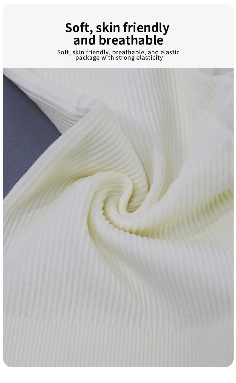 Women Ribbed Yoga Pants High Waisted Gym Leggings Sport ? Fitness Seamless Female Legging Control Running Training Tights