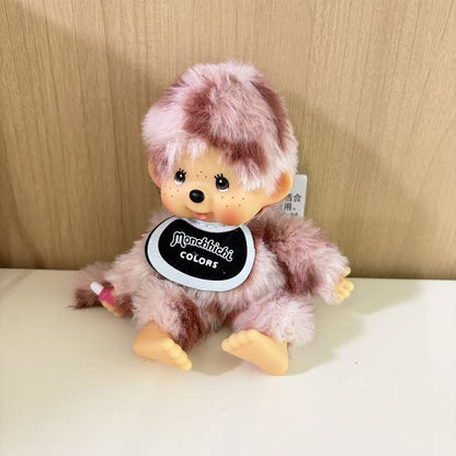 2026 NEW Monchhichi Plush Doll Pendant Kawaii Monkey Keychain Cute Cartoon Couple Keyring Bag Charms Birthday Gift ??? ?????
