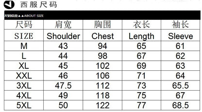 Europe and The United States Solid Color Slim-fit MAO Suit, Men's Autumn and Winter New Fashion Casual Stand Collar Suit Jacket