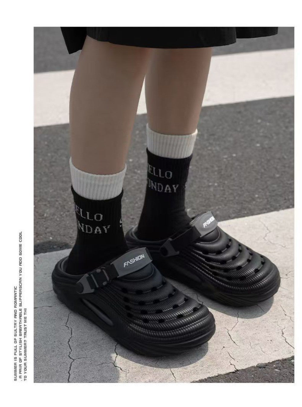 Summer New Trendy Soft Top Casual Men's Cool Slippers Versatile Fashion Two Wear Baotou Shoes