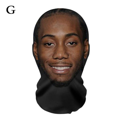 New 3D Printed Mask Full Face Mask Simulation Character Celebrity Face Funny Headgear for Fans Cosplay Role Play Face Mask