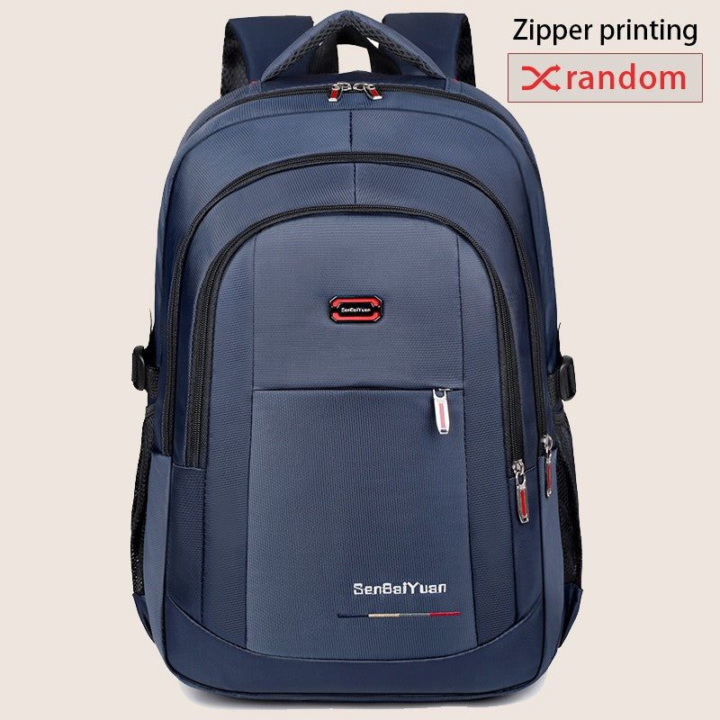 Spacious carry on backpack - adjustable shoulder straps, durable zipper closure, solid color design - perfect for travel, busine