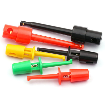 5PCS Mini Single Test Hook Clips Test Probes For Electronic Testing Clips Hook Test Clips Large / Small