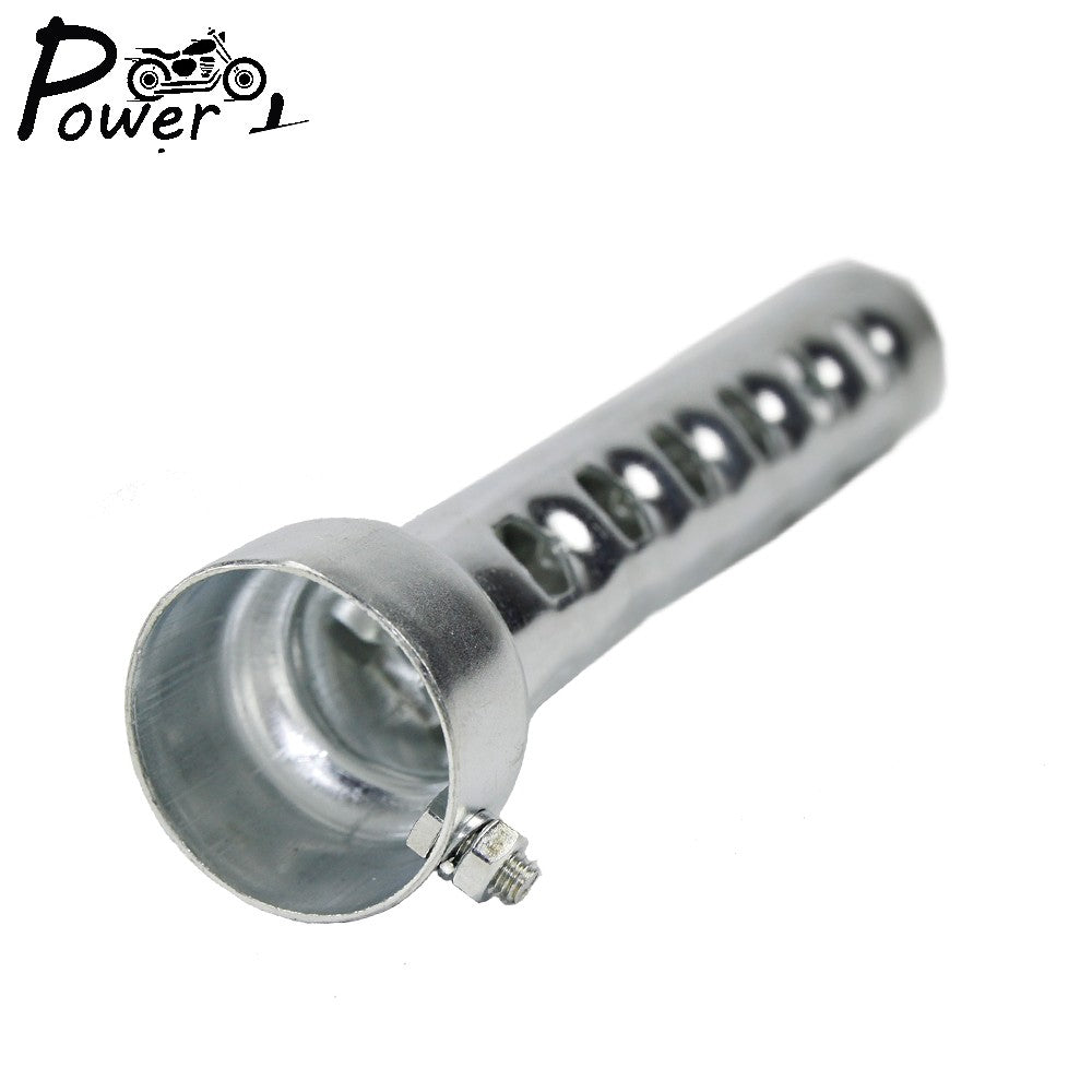 Motorcycle Exhaust Muffler 8" Length Muffler w/ DB Killer Noise Eliminator For Harley Softail Dyna Fat Bob FLHT FXST Drag Pipes