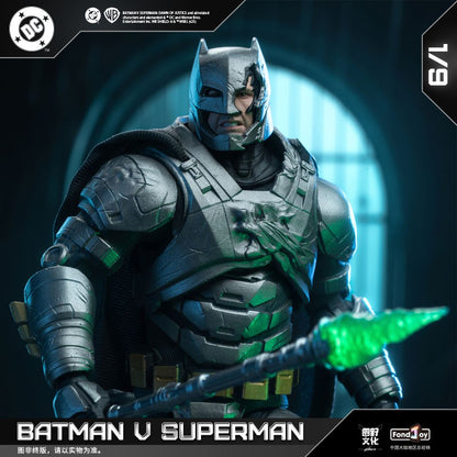 Novo conjunto de figuras Fondjoy BVS, Boneco de Ação Batman Blindado, Superman com Armadura Danificada 1/9 Batman V Superman: A Origem da Justiça DC Toys