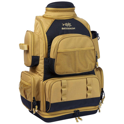Mochila de Pesca Multifuncional Bassdash Leve Tática com Caixa de Iscas Flexível e Capa de Chuva Protetora