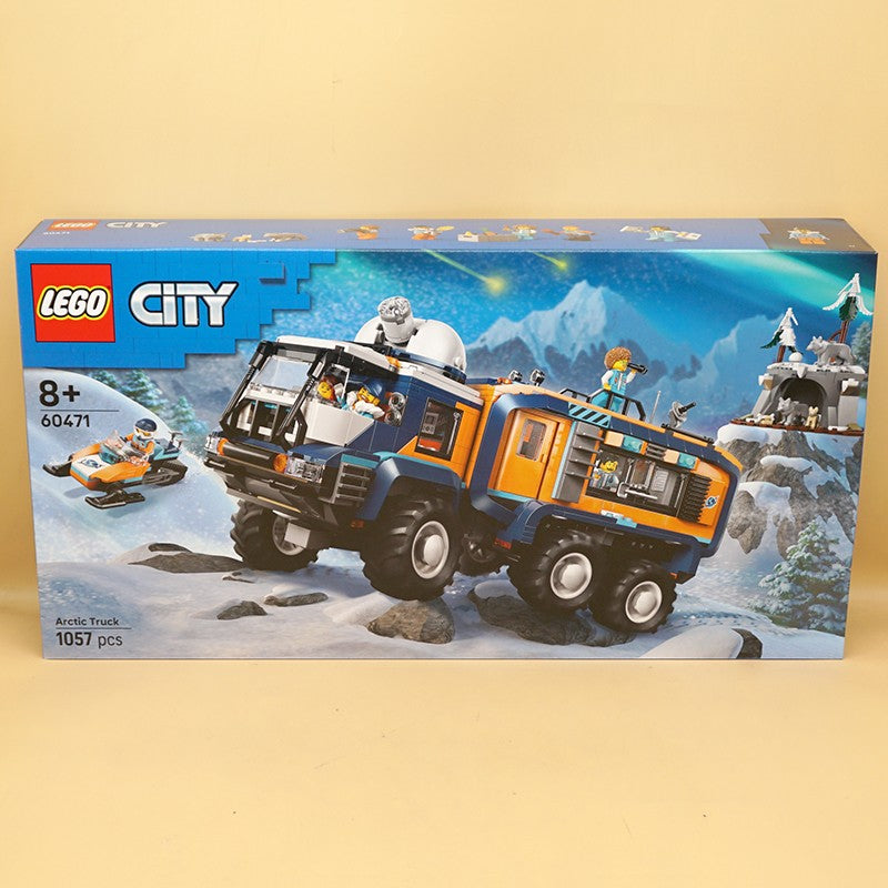 LEGO® City Caminhão Laboratório de Exploração Ártica 60471 5 Minifiguras de Exploradores e 3 Lobos-Árticos de Brinquedo Idades 8+ 1064 Peças