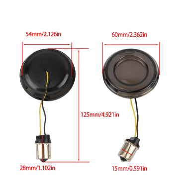 Motorcycle LED Turn Signal Bullet Style 1156 1157 Brake Indicator For Harley Dyna Touring Street Glide Road King Rider FXLRST