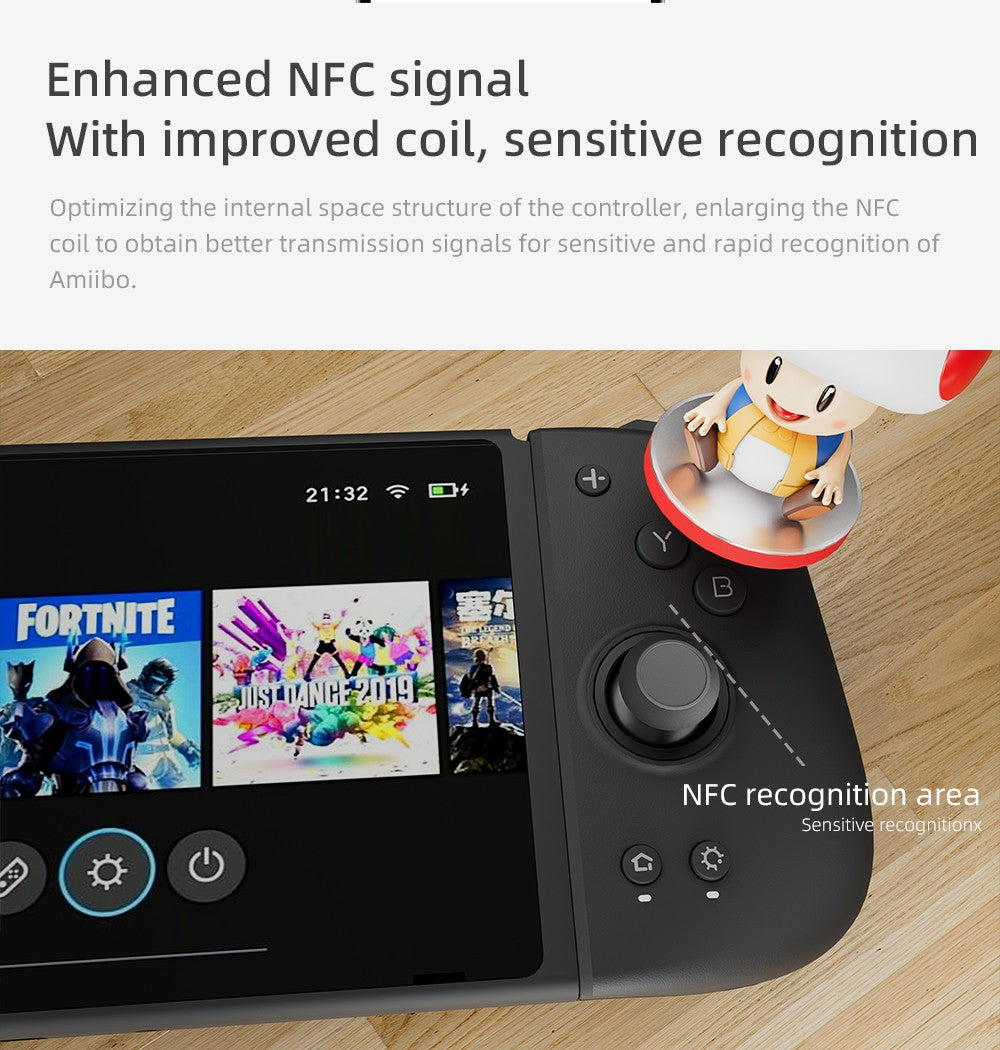 MOBAPAD M6 Gemini Bluetooth Wireless Gaming Controller with Sensing Joystick Gamepad for Nintendo Switch / Switch OLED