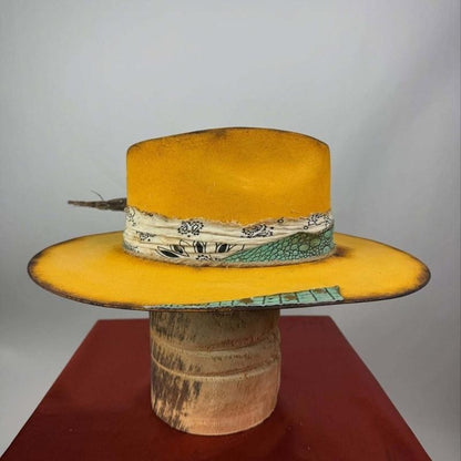 31BB Elegant Homburg Hat Wool Fedoras Flat Wide Brimmed Hat Surprise Gifts Headwear for Vacation Photo Props