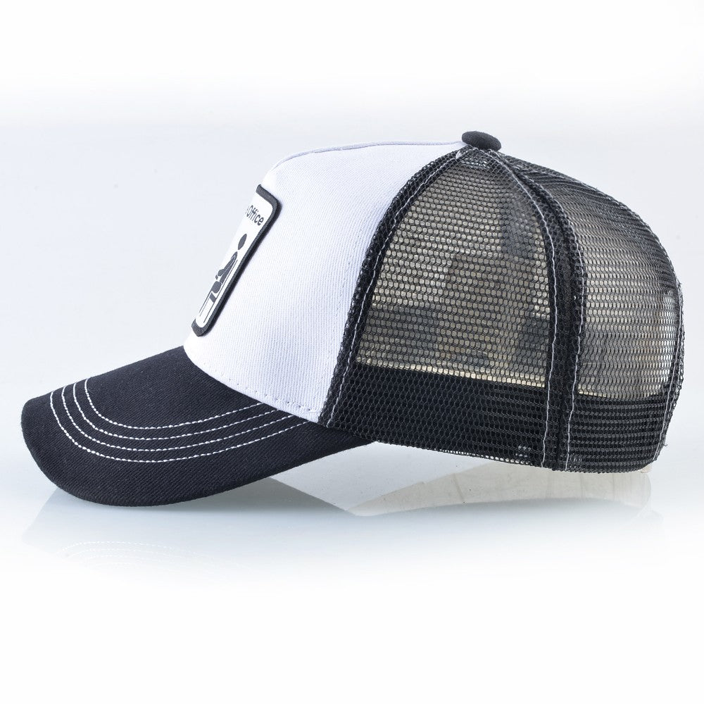 Bonés Trucker Unissex de Malha Bonés de Beisebol Masculino Feminino Chapéu de Viseira Respirável para Exterior Moda Hip Hop Casquette The OFFICE Drake Bones