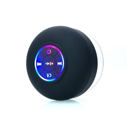 Portable Suction Cup Waterproof Luminous Bluetooth Speaker