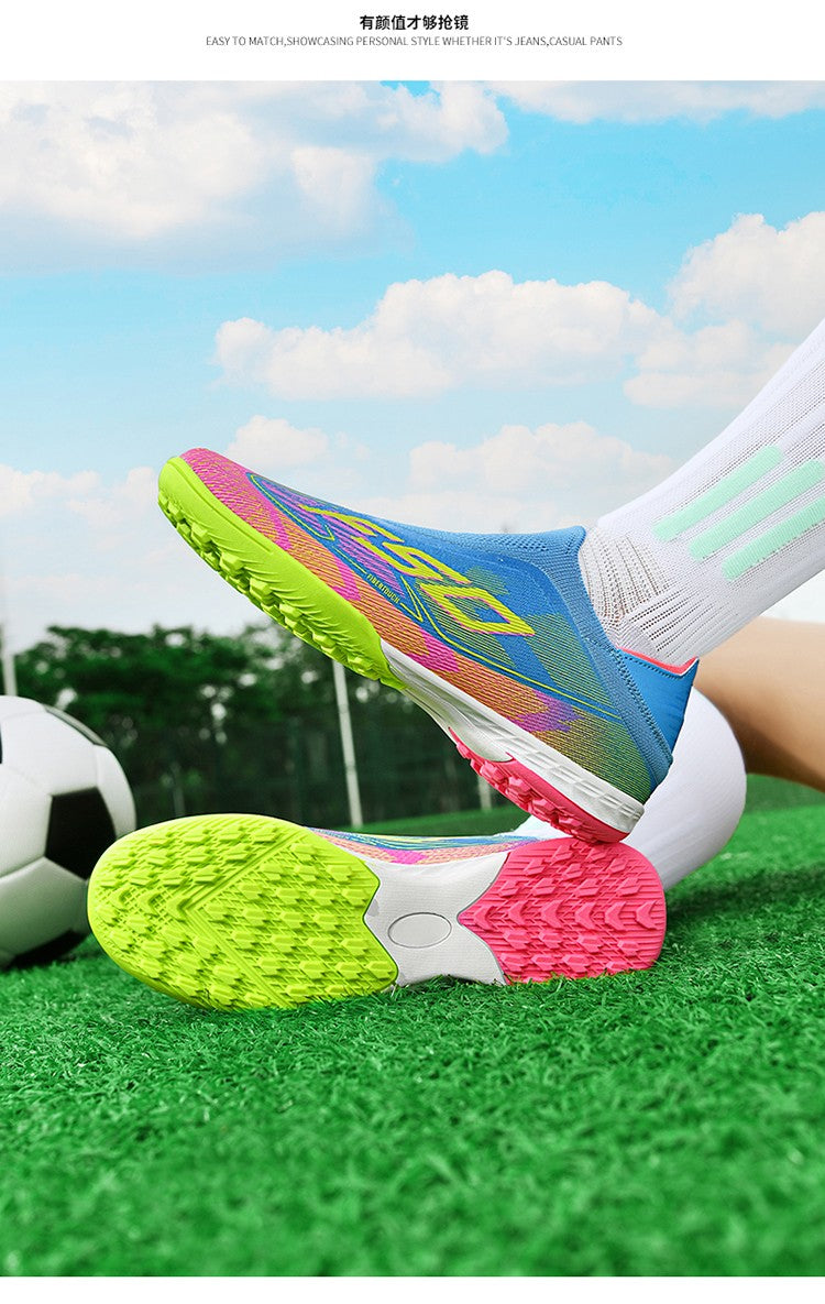 Men Society Soccer Shoes Cleats FG/TF Professional Original Women Football Boots Grass Indoor Training Unisex Non Slip Sneaker