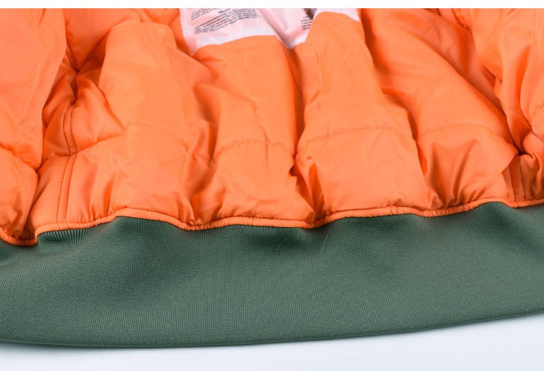 Winter Men's Bomber Jacket Thicken Warm Outerwear Outdoor Baseball Uniform Coat Large Size for Male