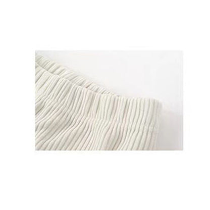 New pink autumn/winter corduroy skirt loose large size high waist slim A-line long women's skirt