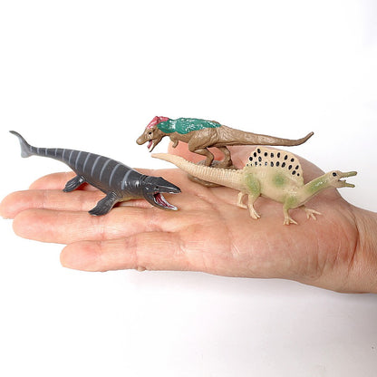 Miniatura Dinossauros Pré-históricos Mosassauro T-Rex Daeodon Moropus Mamute Tigre-Dente-de-Sabre Animais Figuras Coleção de Modelos Brinquedos Educativos