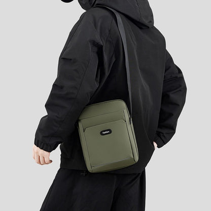 Men's Business Casual Crossbody Bag - Simple Oxford Shoulder Sling for Commuting & Outdoor Use